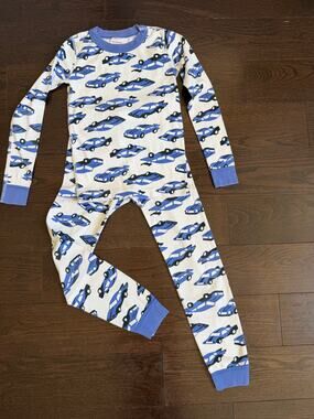 Hanna Andersson Boys Pajamas Organic Size 8 Cars Graphics